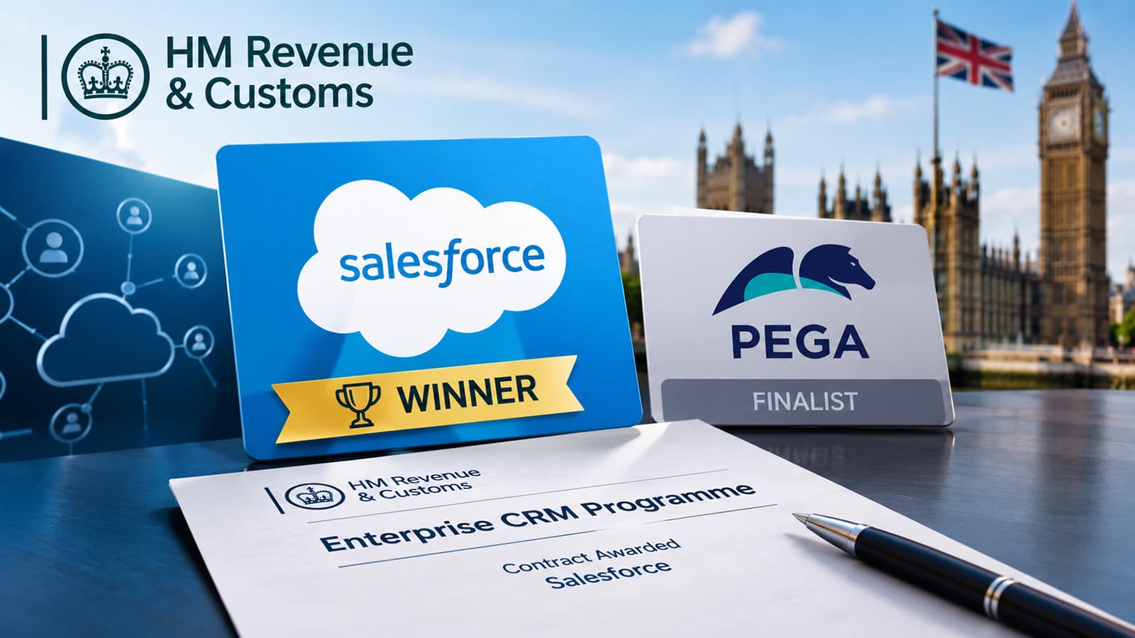 Salesforce wins enterprise CRM contract from HMRC