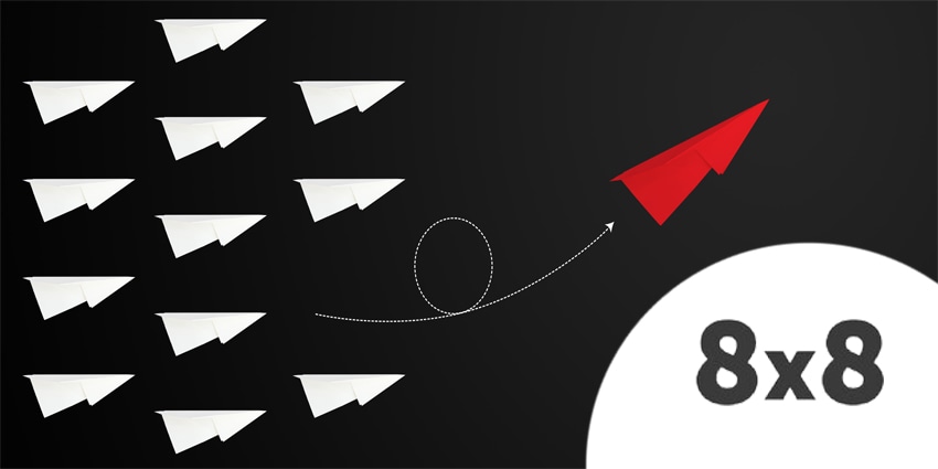 Individual red paper plane in undergoing direction group on dark black chalkboard background concept for teamwork think different solution way. Change vision way for new business identity branding