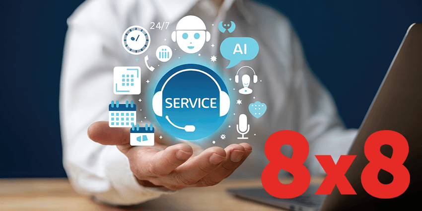 8x8 contact center platform expansion with integrated WFM and Mitel phone support