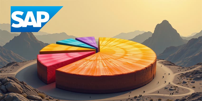 Pie chart showing two thirds