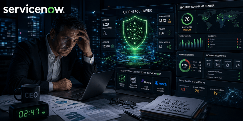 ServiceNow going all-in on cybersecurity as AI risk keeps CEOs awake at night