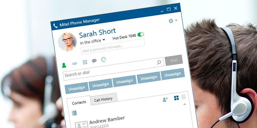 mitel phone manager team leader