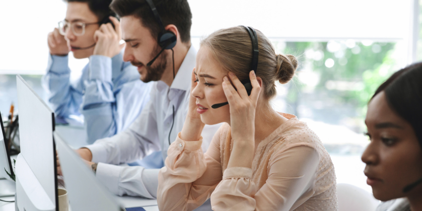 Busy contact centre