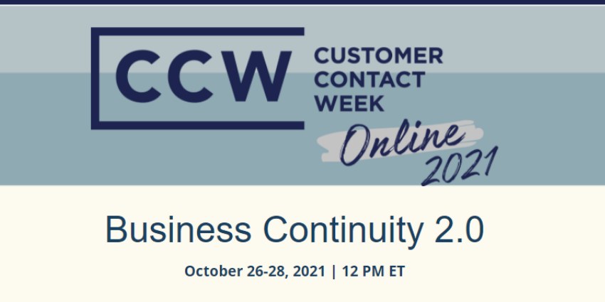 CCW Online (Business Continuity for Customer Contact)