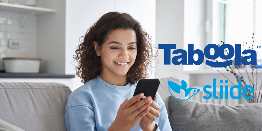 Taboola Partners with Sliide on Mobile Recommendations