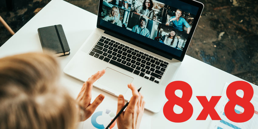 8x8 XCaaS Enhancements Supports 500 Video Meeting Participants 