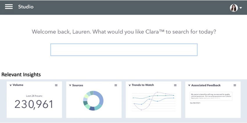 Clarabridge Debuts World's First CX Intelligent Search Assistant 