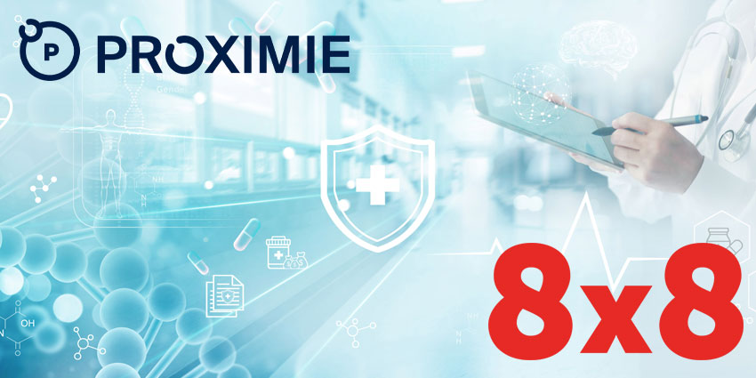 8x8 Partners with Proximie