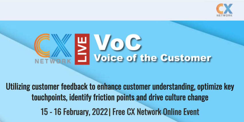 Voice of the Customer CX Event