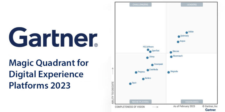 Gartner Magic Quadrant for Digital Experience Platforms 2023 CX Today