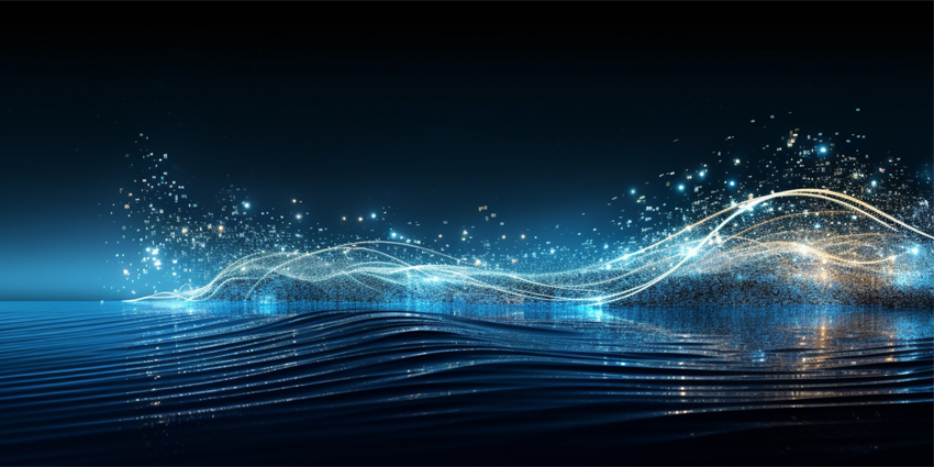 Data Ocean: Waves of Information Flowing in the Digital Sea