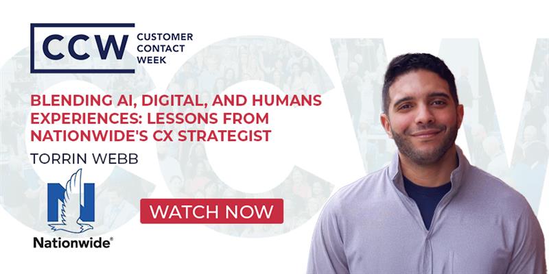 Blending AI, Digital, and Humans Experiences: Lessons from Nationwide's CX Strategist Broadcast from CCW 2024 in Nashville, we discuss how to best blend AI, digital capabilities, and the human touch within customer experiences. In doing so, Webb considers: Why does this matter? How to get started  Key lessons for along the way.