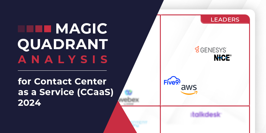 Gartner Magic Quadrant for Contact Center as a Service (CCaaS) 2024