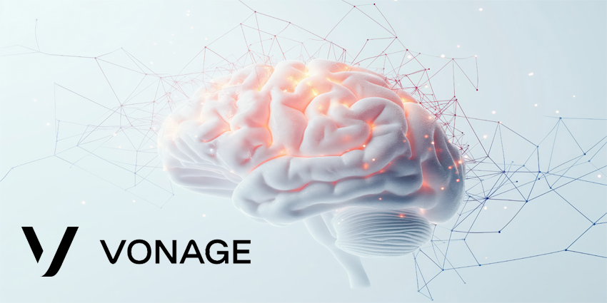 Human brain connected to artificial intelligence network showing concept of consciousness