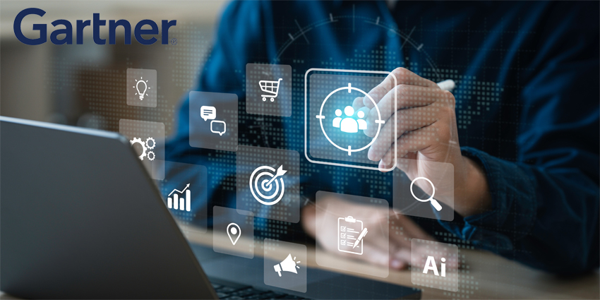 Marketing plan and strategies to target customer. Businessman touching on screen for the buyer persona. customer behavior analysis concept. Personalization marketing, customer-centric strategies
