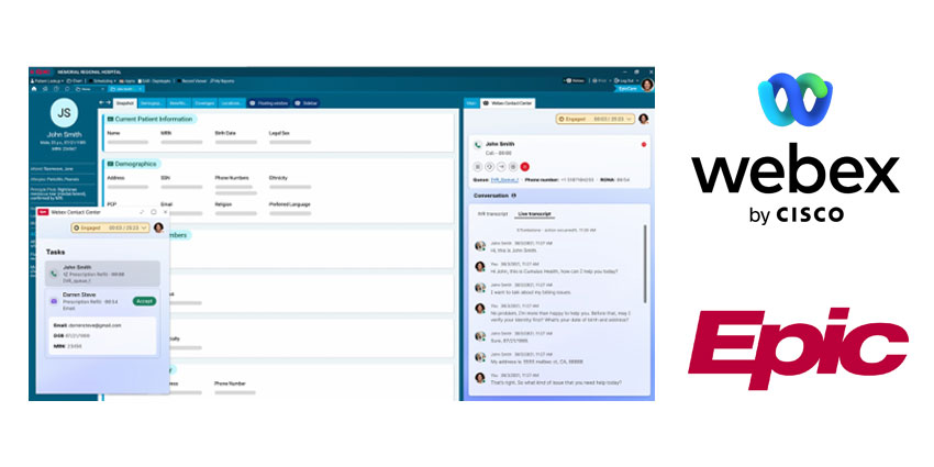 Cisco Teams Up with Epic to Unify CCaaS and CRM Software