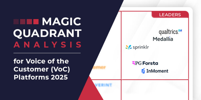 Gartner Magic Quadrant for Voice of the Customer (VoC) Platforms 2025