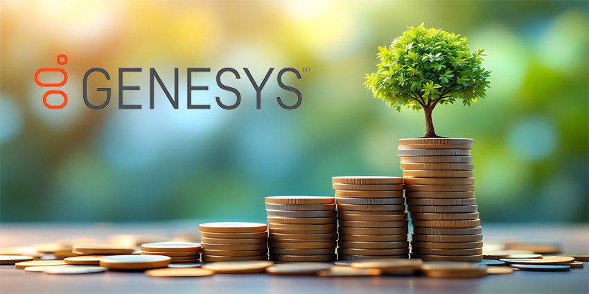 A small tree growing atop stacks of coins signifies financial growth, investment, and savings in a conceptual colorful background.