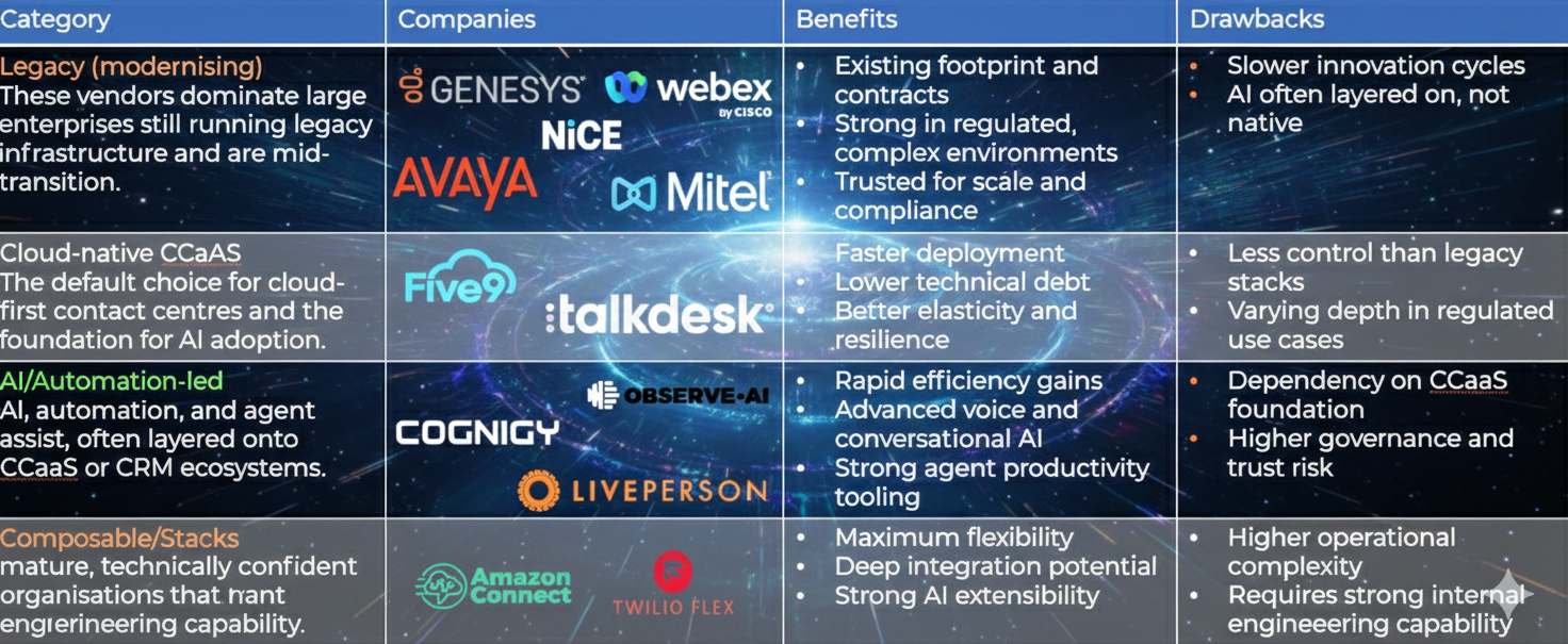 Contact Center CCaaS CX 2026 AI Cloud