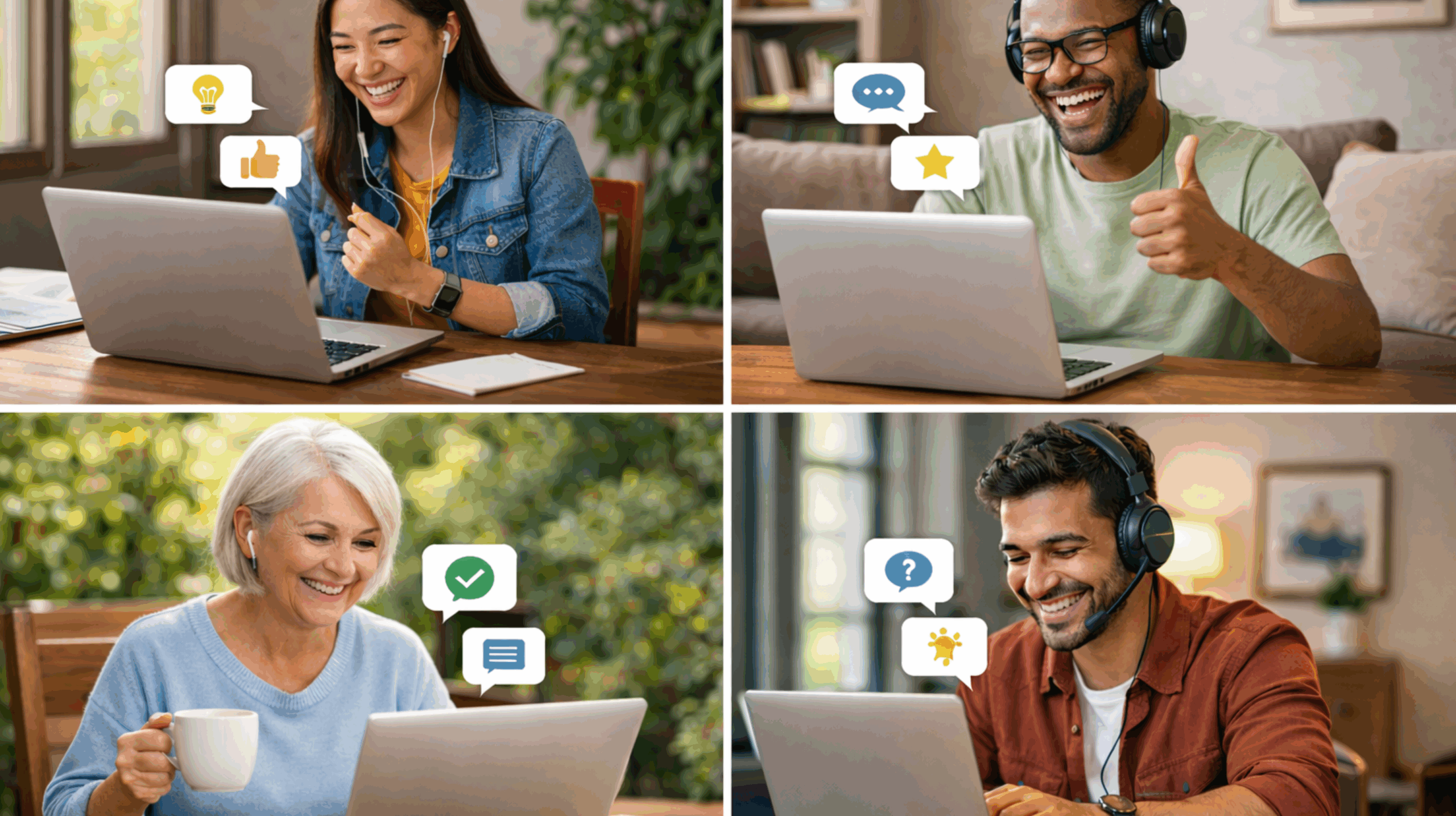 Customer support community interface showing peer-to-peer answers and resolved discussions