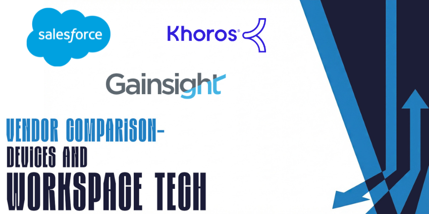 Comparison of Khoros vs Gainsight vs Salesforce Experience Cloud for enterprise community strategy