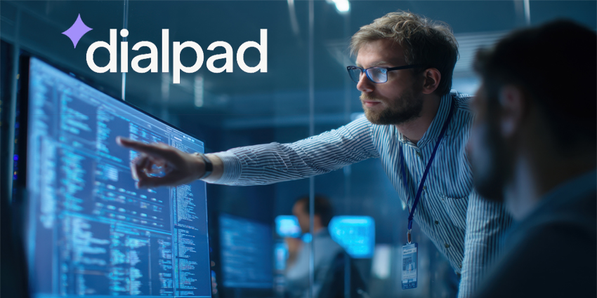 Dialpad agentic AI platform showing Skill Mining, Agent Studio, and Proving Ground capabilities for enterprise contact centers