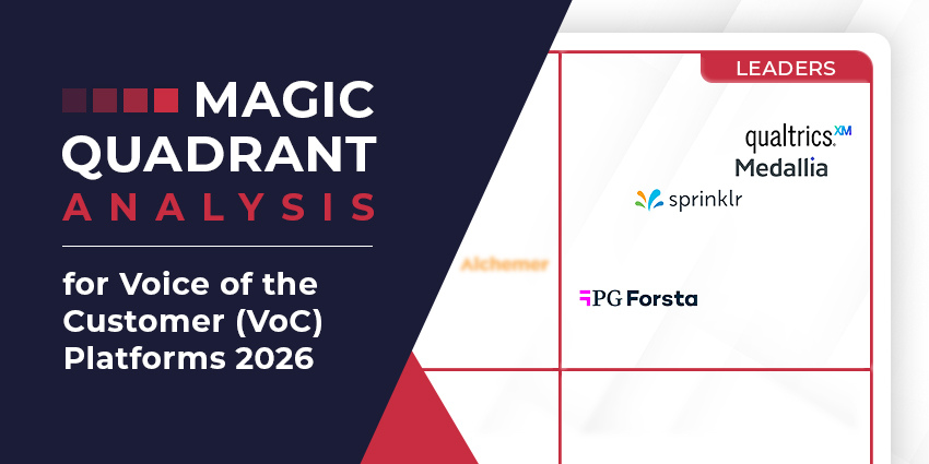 Gartner Magic Quadrant for Voice of the Customer (VoC) Platforms 2026