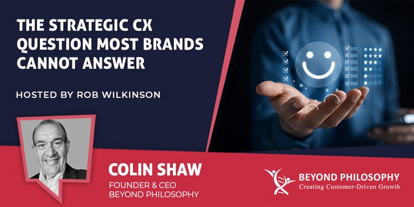 A headshot of Colin Shaw, a strategic CX expert.