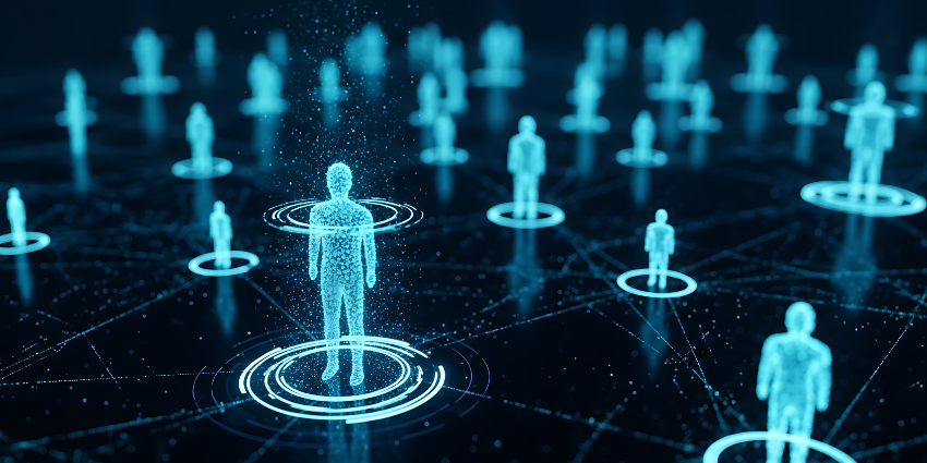 Diagram showing CRM as the operational hub linking customer data, workflows, and CX teams