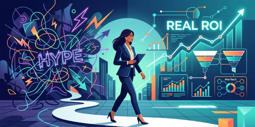 A CIO using a martech buying framework to improve marketing and sales tools ROI.