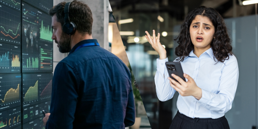 IT leader using CX monitoring tools for customer experience tracking and real time customer monitoring