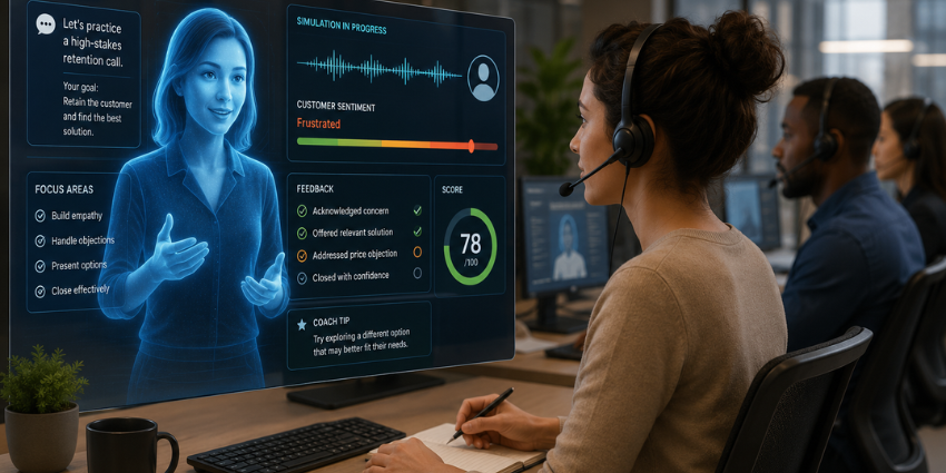 Cresta contact center AI deployment simulator for agent training and readiness