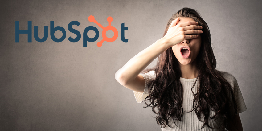 HubSpot logo with data privacy and CRM data enrichment concept