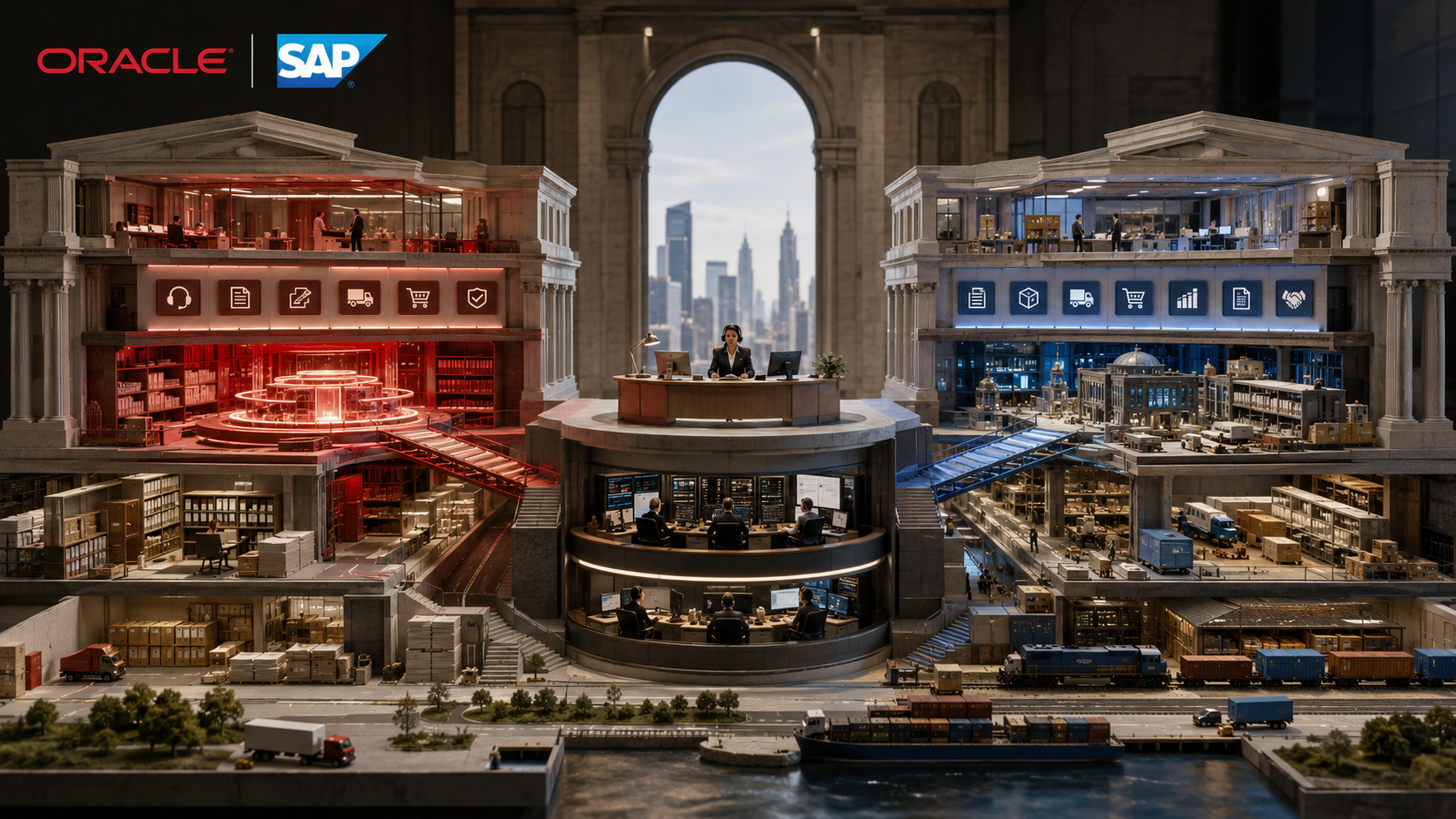 Oracle vs SAP contact center, Oracle CX, SAP Service