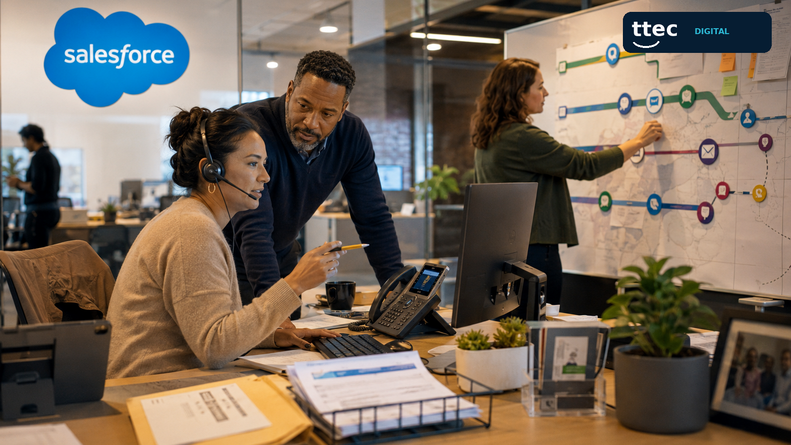 TTEC Agentforce Contact Center deployment, TTEC, Agentforce