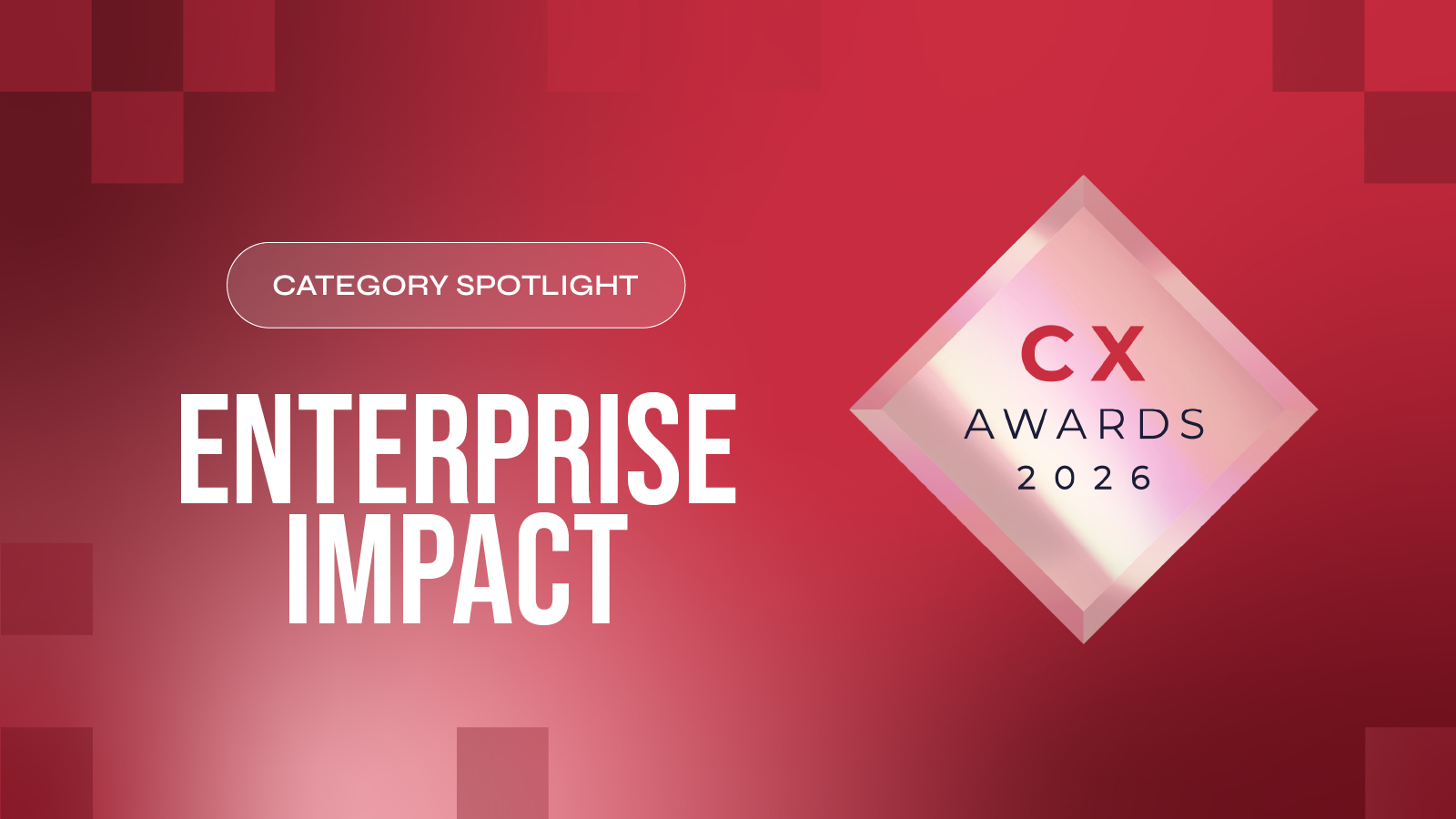 A growth chart graphic representing the CX Awards Enterprise Impact layer, celebrating customer experience ROI and innovation